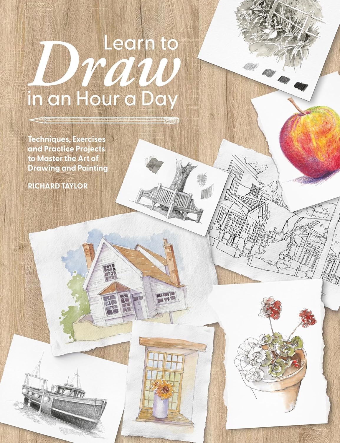 Learn to Draw in an Hour a Day: Techniques, Exercises and Practice Projects to Master the Art of Drawing and Painting (English Edition) baixar o livro de graça
