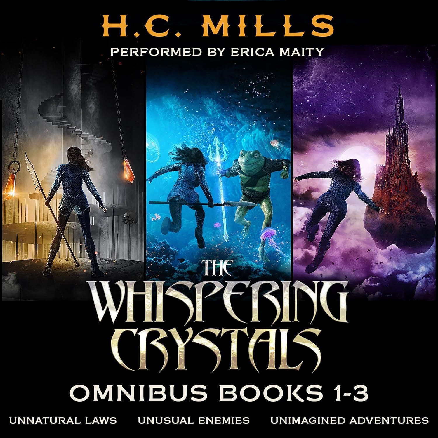 capítulo por capítulo baixar The Whispering Crystals Omnibus: Books 1-3 of a LitRPG Adventure