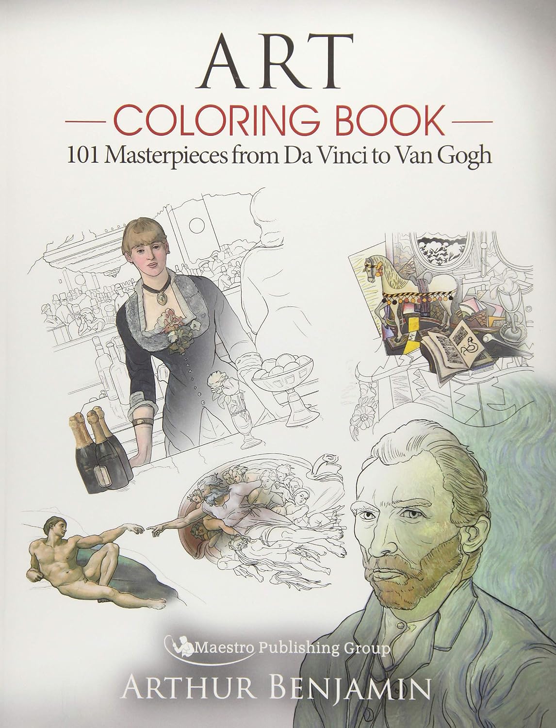 capítulo por capítulo baixar Art Coloring Book: 101 Masterpieces from Da Vinci to Van Gogh