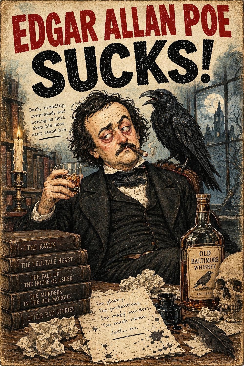 Edgar Allan Poe Sucks! (Literary Fight Club Book 7) (English Edition) baixar livro de graça