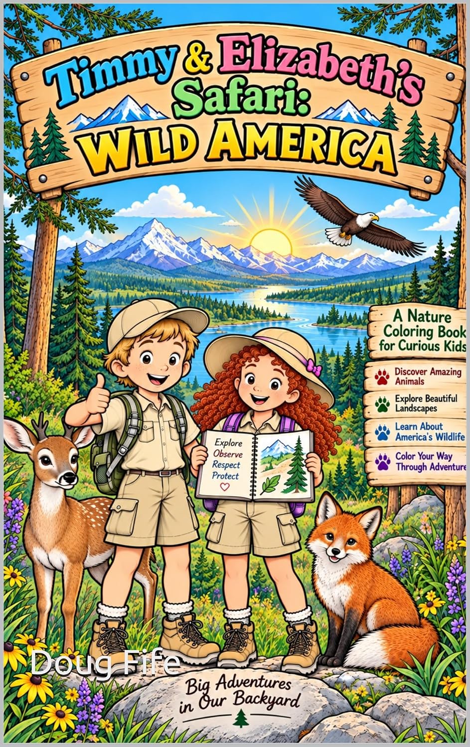 ler totalmente Timmy and Elizabeth's Safari: Wild America (English Edition)