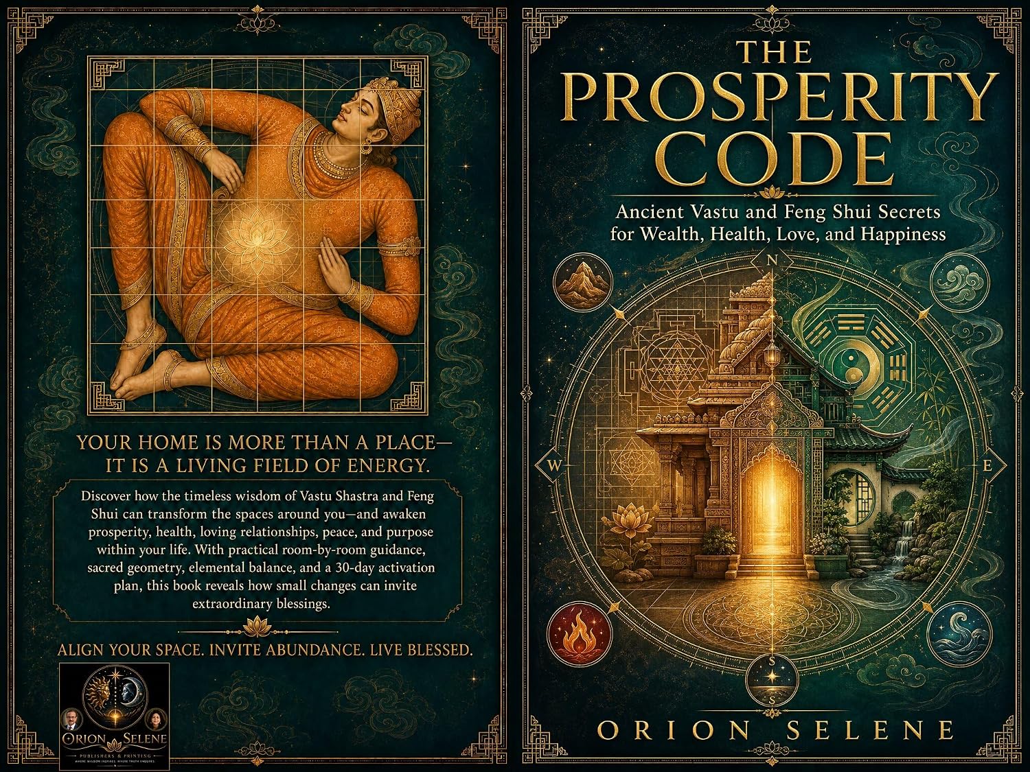 ler totalmente The Prosperity Code: Ancient Vastu and Feng Shui Secrets for Wealth, Health, Love, and Happiness (English Edition)
