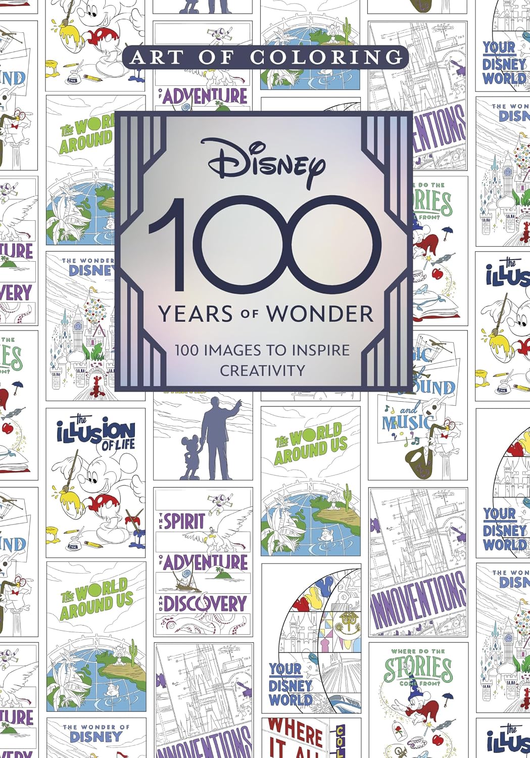 ler totalmente Art of Coloring: Disney 100 Years of Wonder: 100 Images to Inspire Creativity