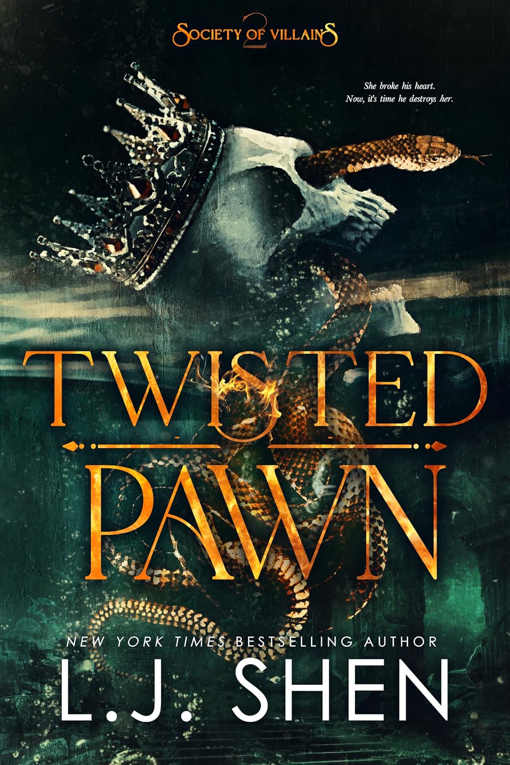 Twisted Pawn: A Dark Revenge Romance (Society of Villains Book 2) (English Edition)