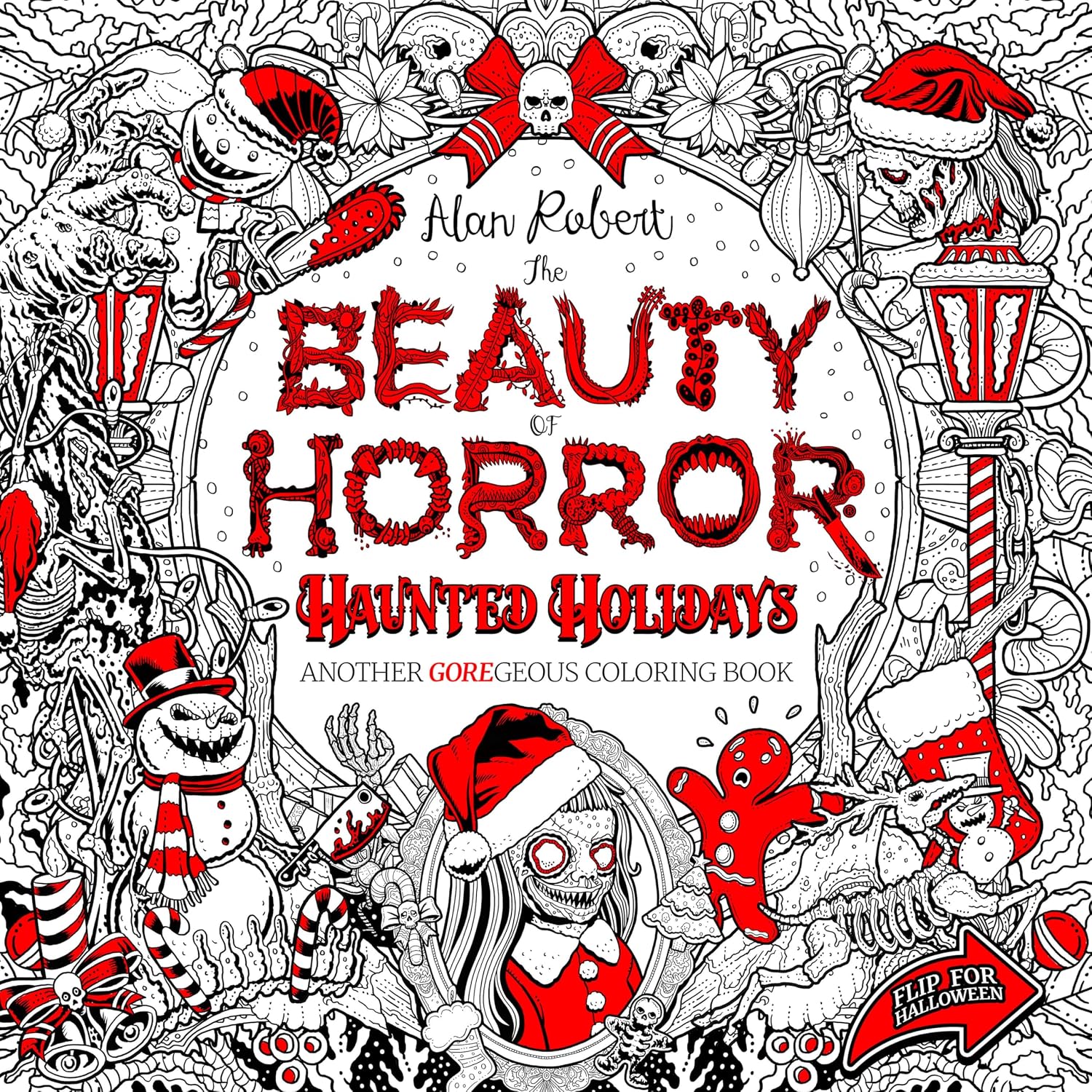 The Beauty of Horror: Haunted Holidays Coloring Book baixar o livro de graça