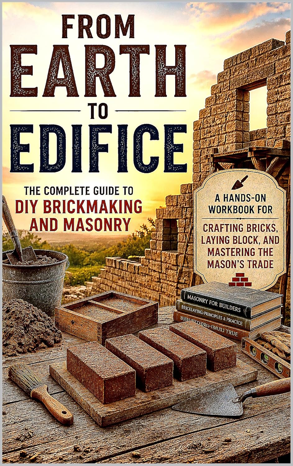 ler totalmente From Earth to Edifice: The Complete Guide to DIY Brickmaking and Masonry: Dig it. Mold it. Fire it. Stack it. Build something that outlives you. (THE SOVEREIGN... · Tradification) (English Edition)