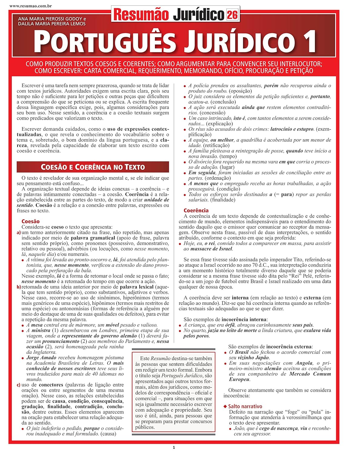 ler totalmente Português jurídico 1