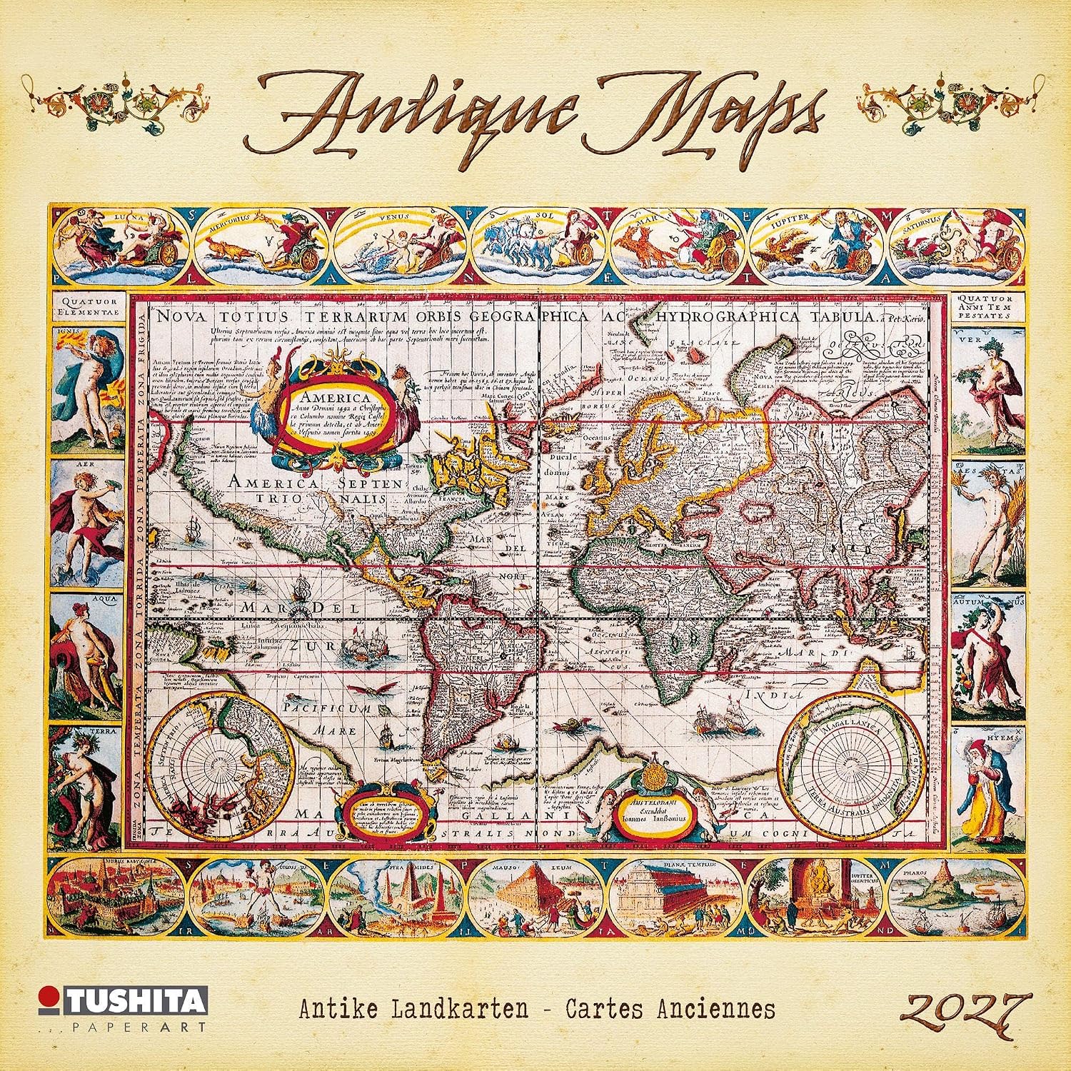 Antique Maps 2027: Kalender 2027