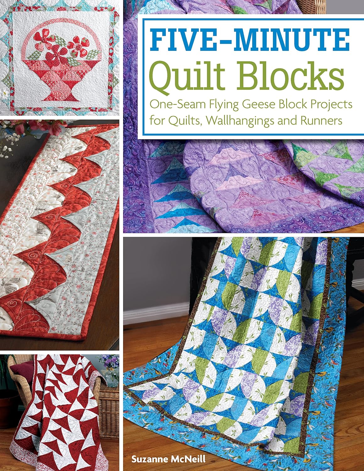 capítulo por capítulo baixar Five-Minute Quilt Blocks: One-Seam Flying Geese Block Projects for Quilts, Wallhangings and Runners
