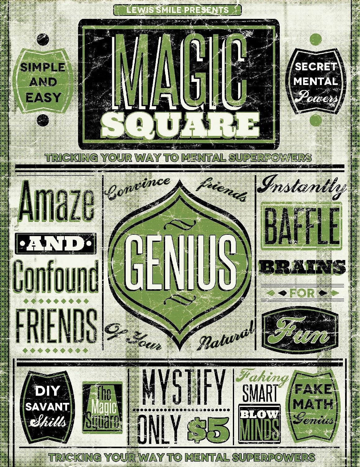 ler totalmente The Magic Square - Tricking Your Way to Mental Superpowers (Faking Smart Book 3) (English Edition)