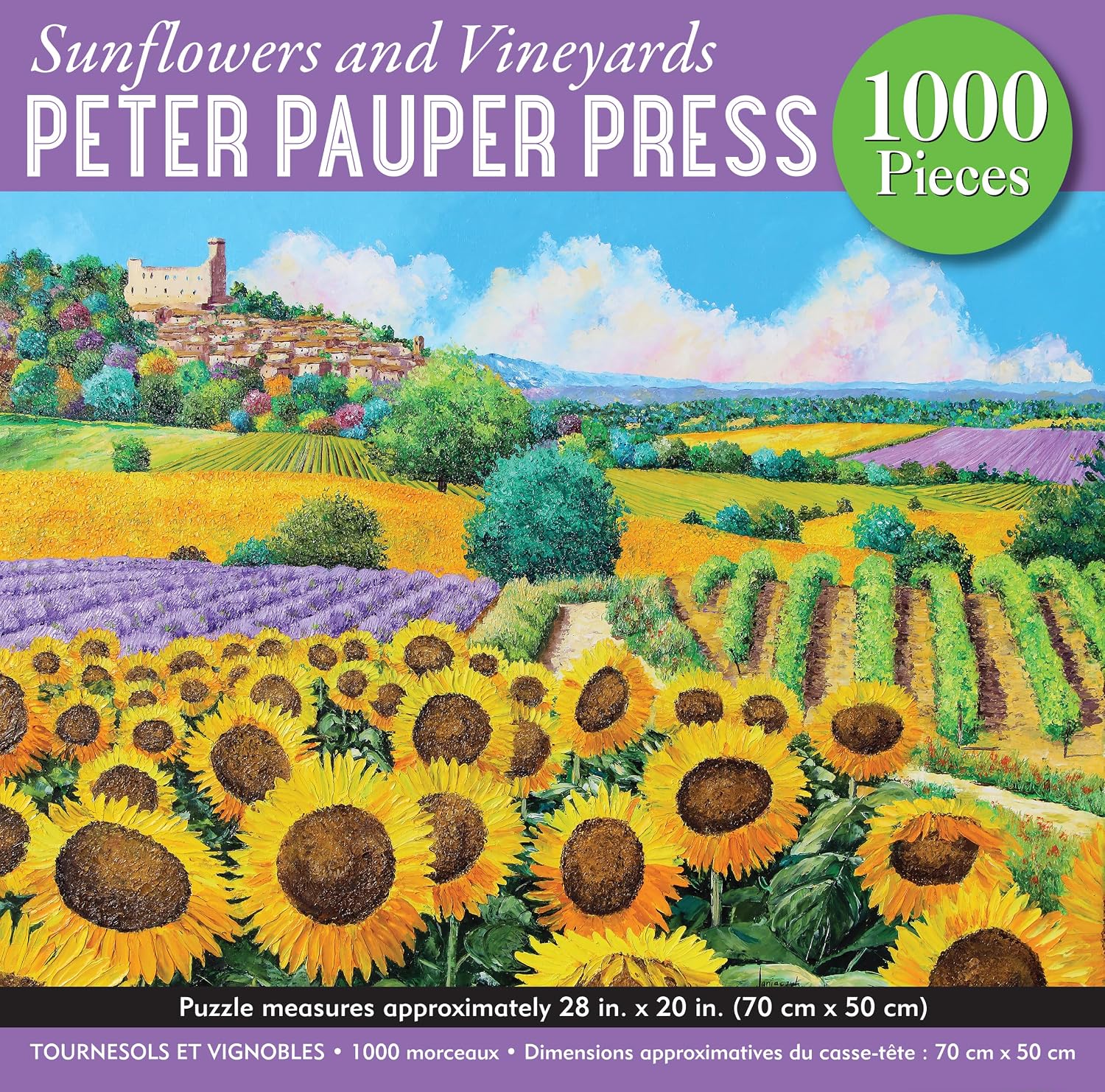 capítulo por capítulo baixar Sunflowers & Vineyards 1000 Piece Puzzle