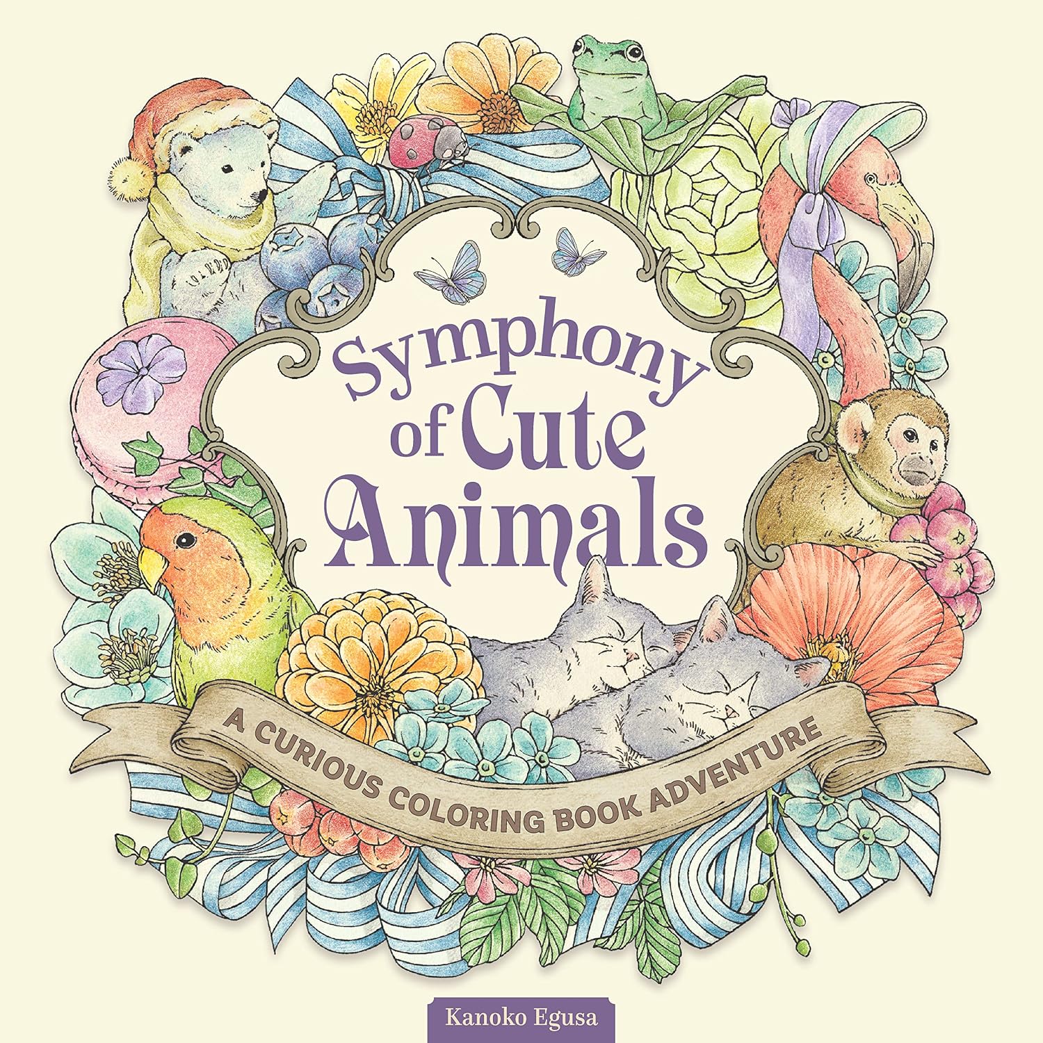 Symphony of Cute Animals: A Curious Coloring Book Adventure baixar livro de graça