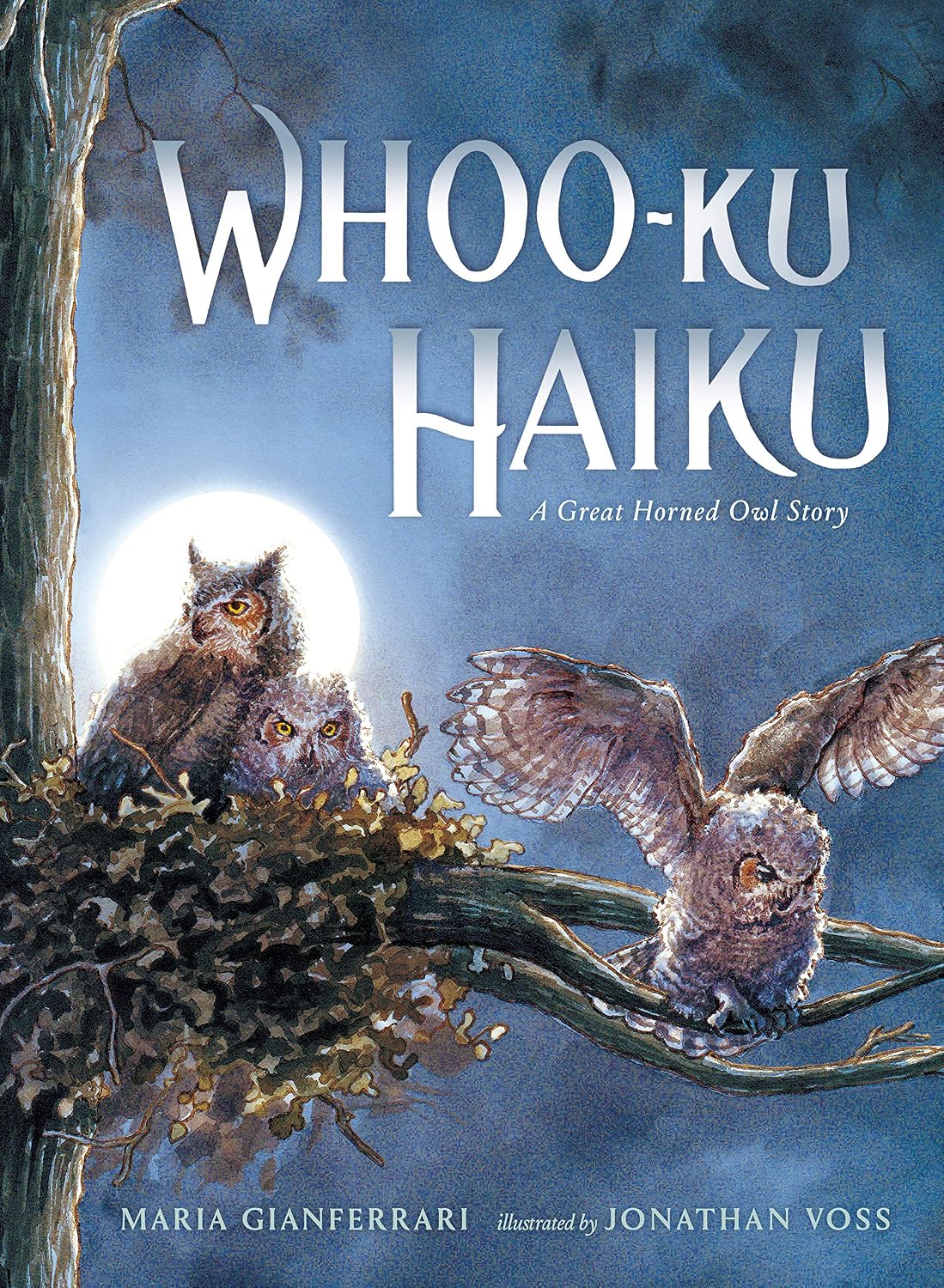 Whoo-Ku Haiku: A Great Horned Owl Story (English Edition) baixar livro de graça