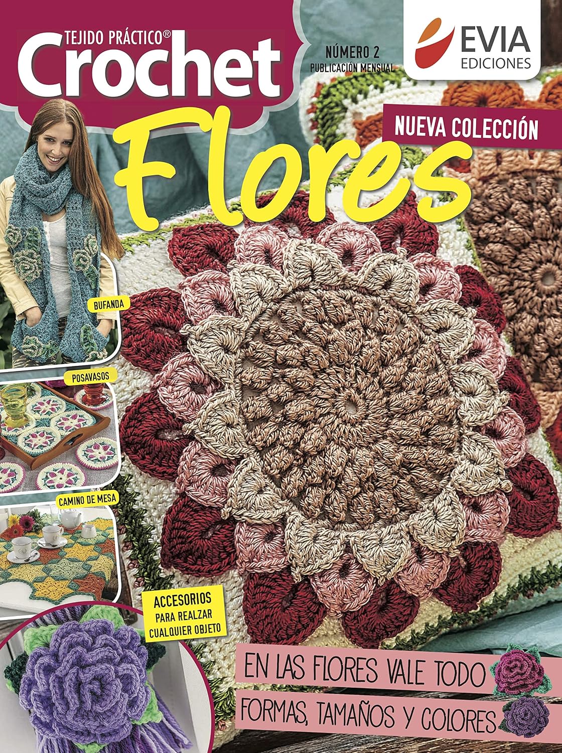CROCHET FLORES 2: tejido práctico (CROCHET III nº 4) (Spanish Edition) baixar o livro de graça