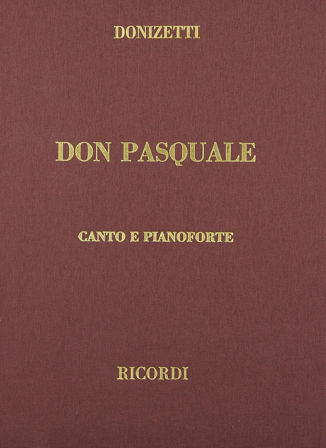 capítulo por capítulo baixar Don Pasquale: Canto E Pianoforte: Donizetti - Cloth - It