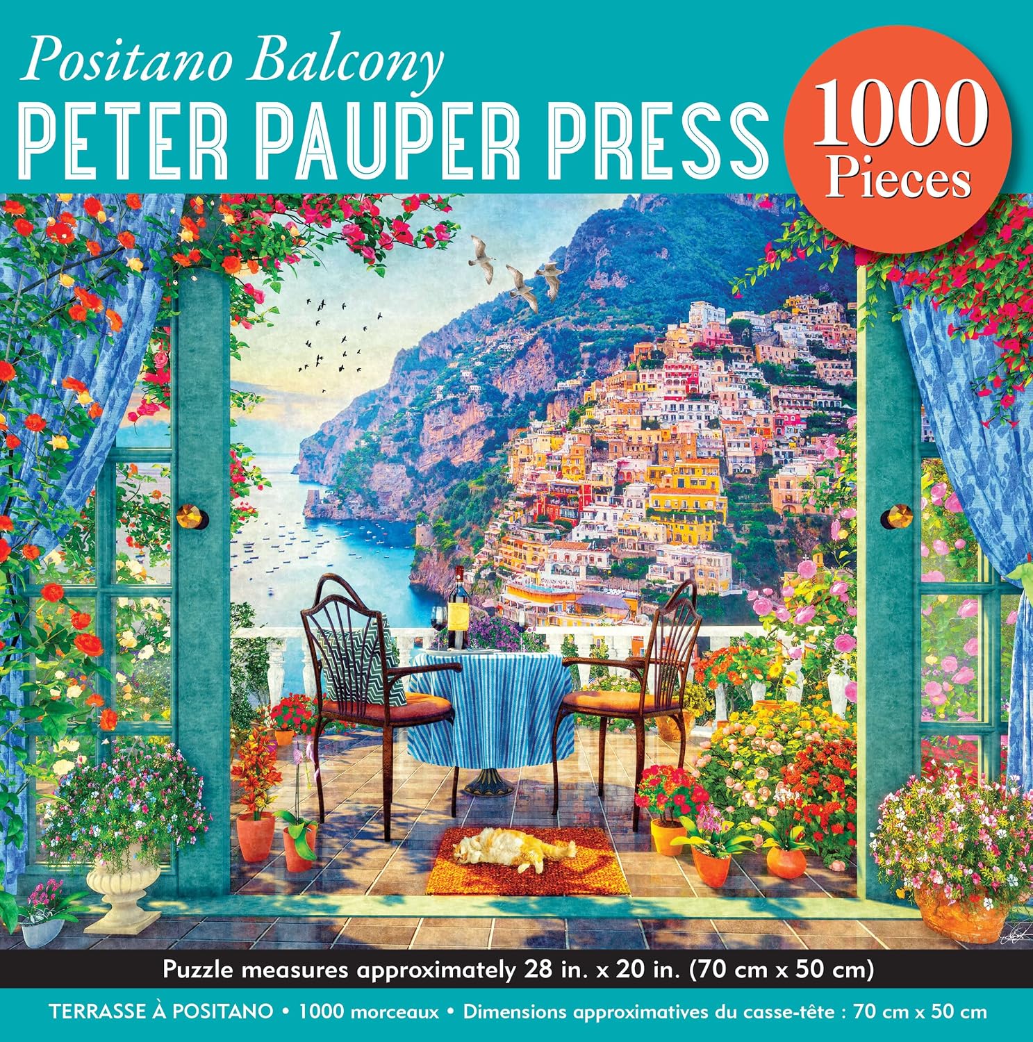 Positano Balcony 1000-Piece Puzzle baixar livro de graça